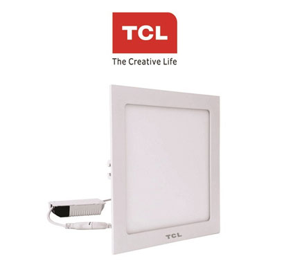 tcl led ultra slim flat panel light - 12w/4000k - square natural day light